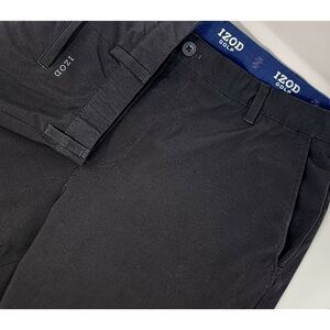 IZOD Golf Pants Swingfit Flex Straight Fit ‎ Men's Size 40x29 Black Stretch EUC